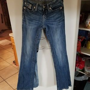 EUC  GIRLS SZ 14 MISS ME BLING POCKET JEANS